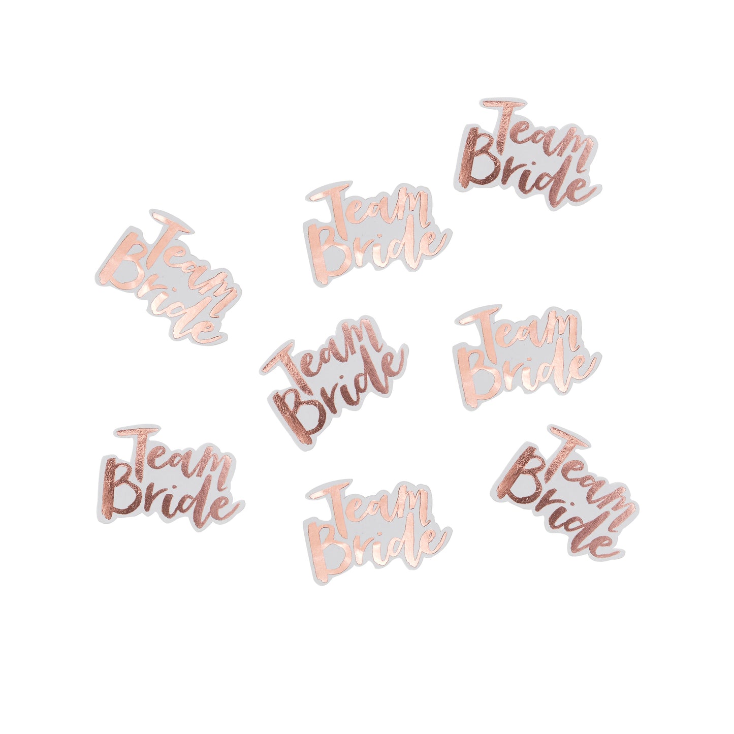 Rose Gold Foiled Team Bride Confetti- Team Bride