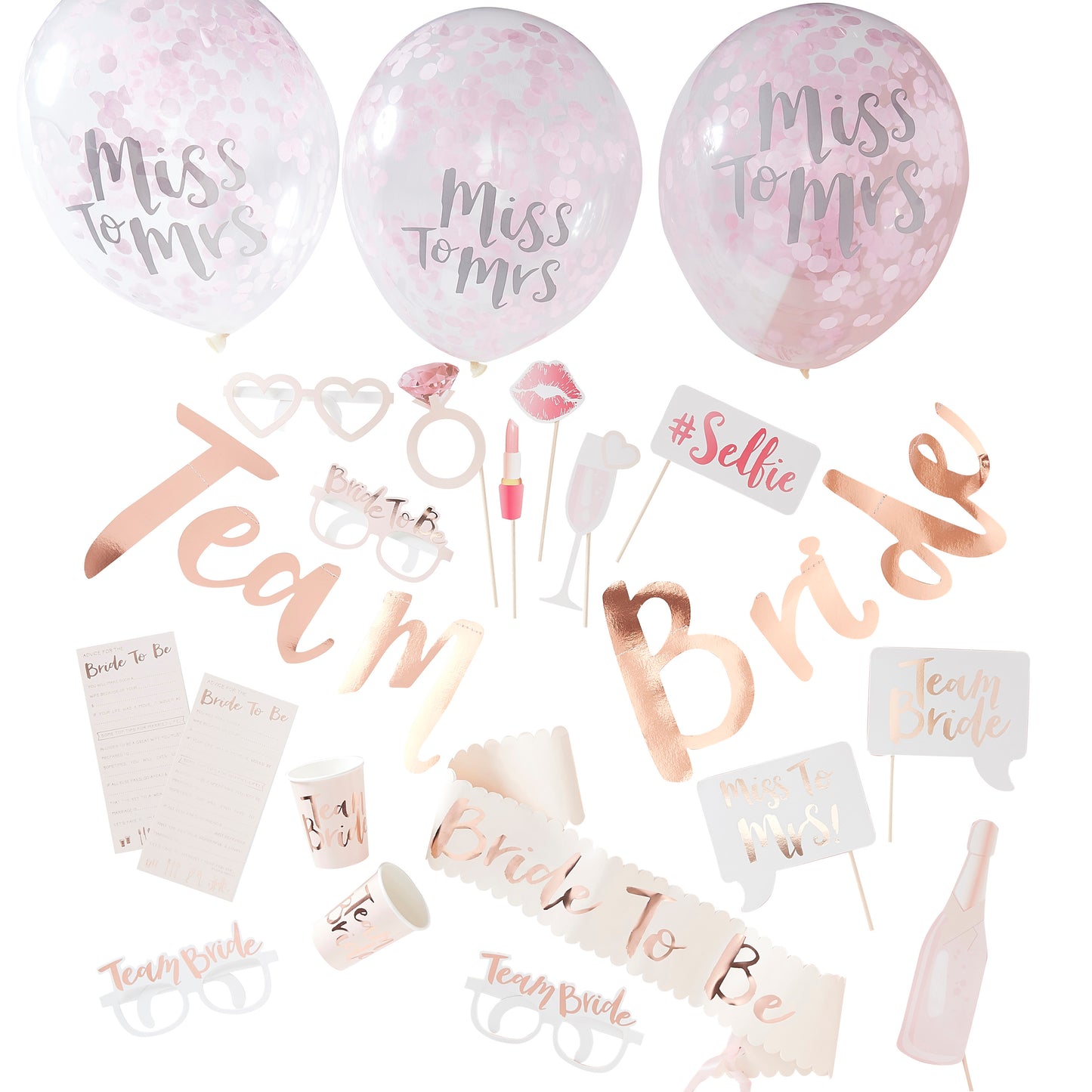 Rose Gold Hen Party In A Box