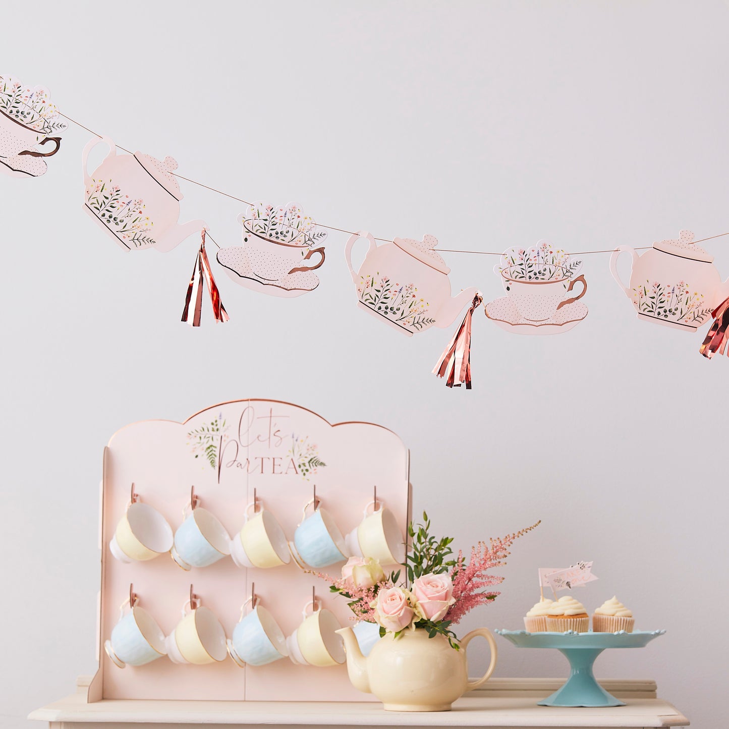 Cup And Saucer Tea Party Bunting