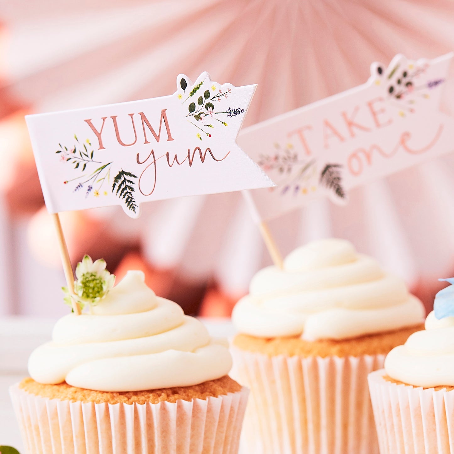 Afternoon Tea Cupcake Toppers