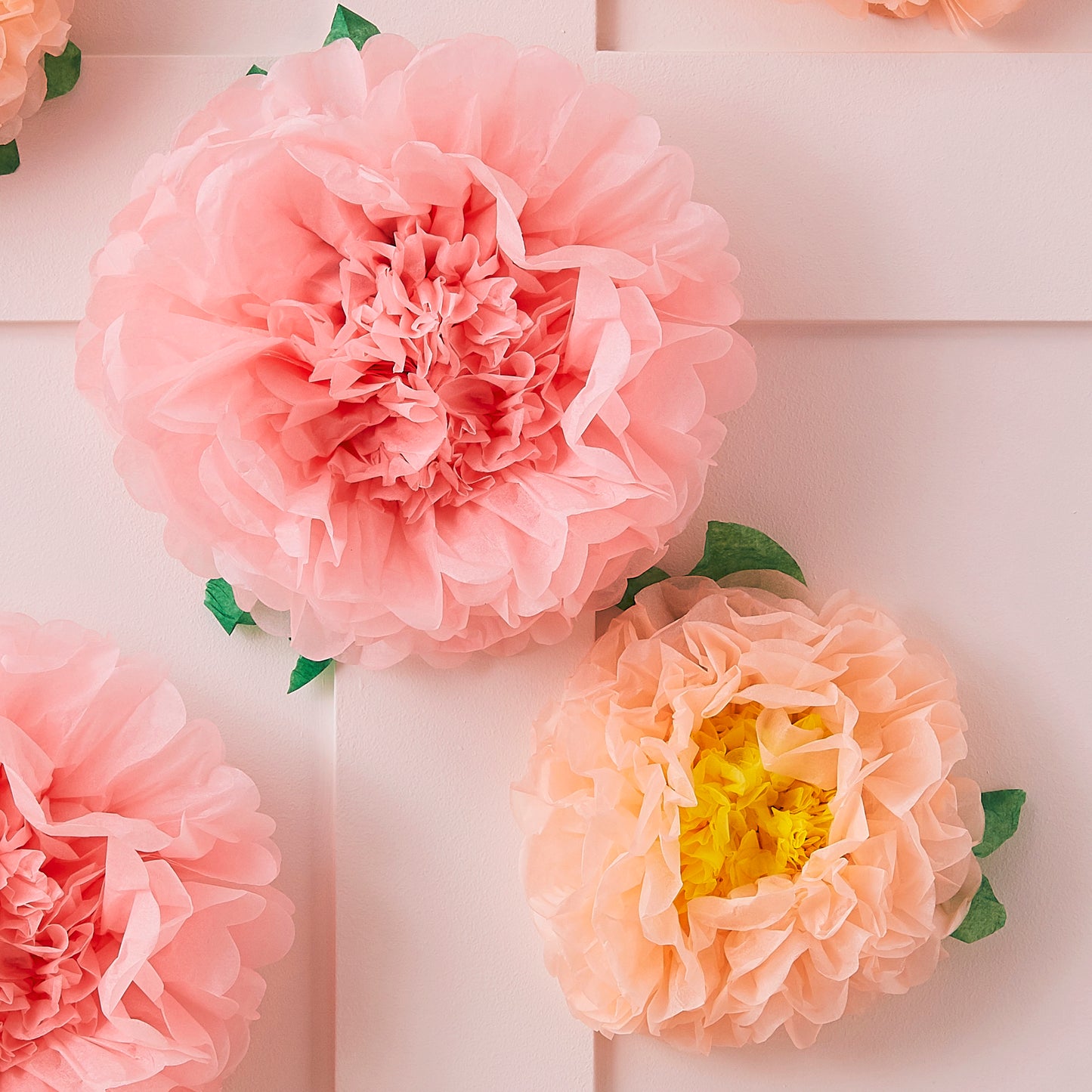Tissue Paper Flowers Decoration