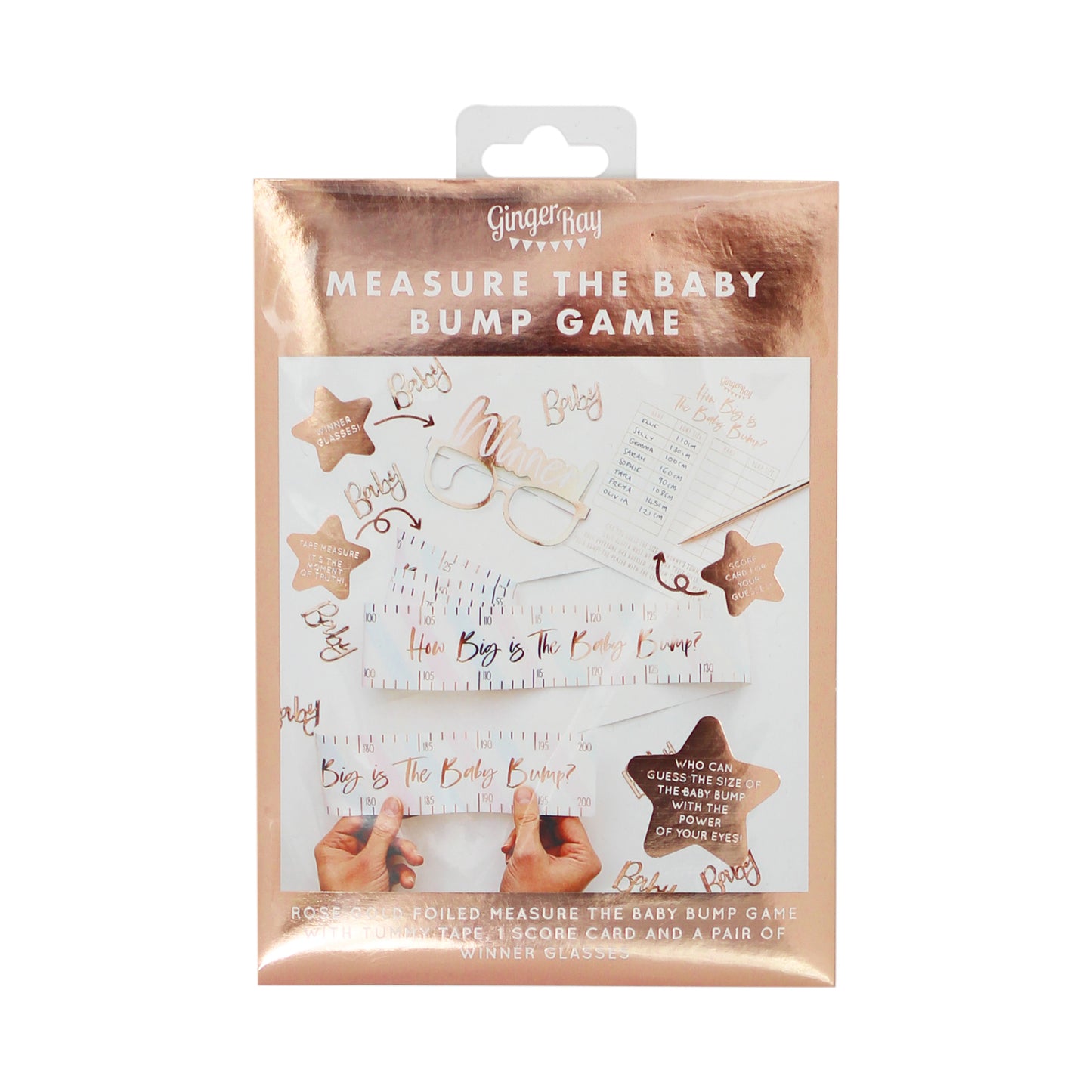 How Big Is the Baby Bump Baby Shower Game