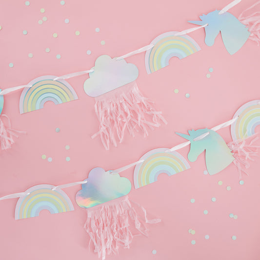 Unicorn & Rainbow Bunting