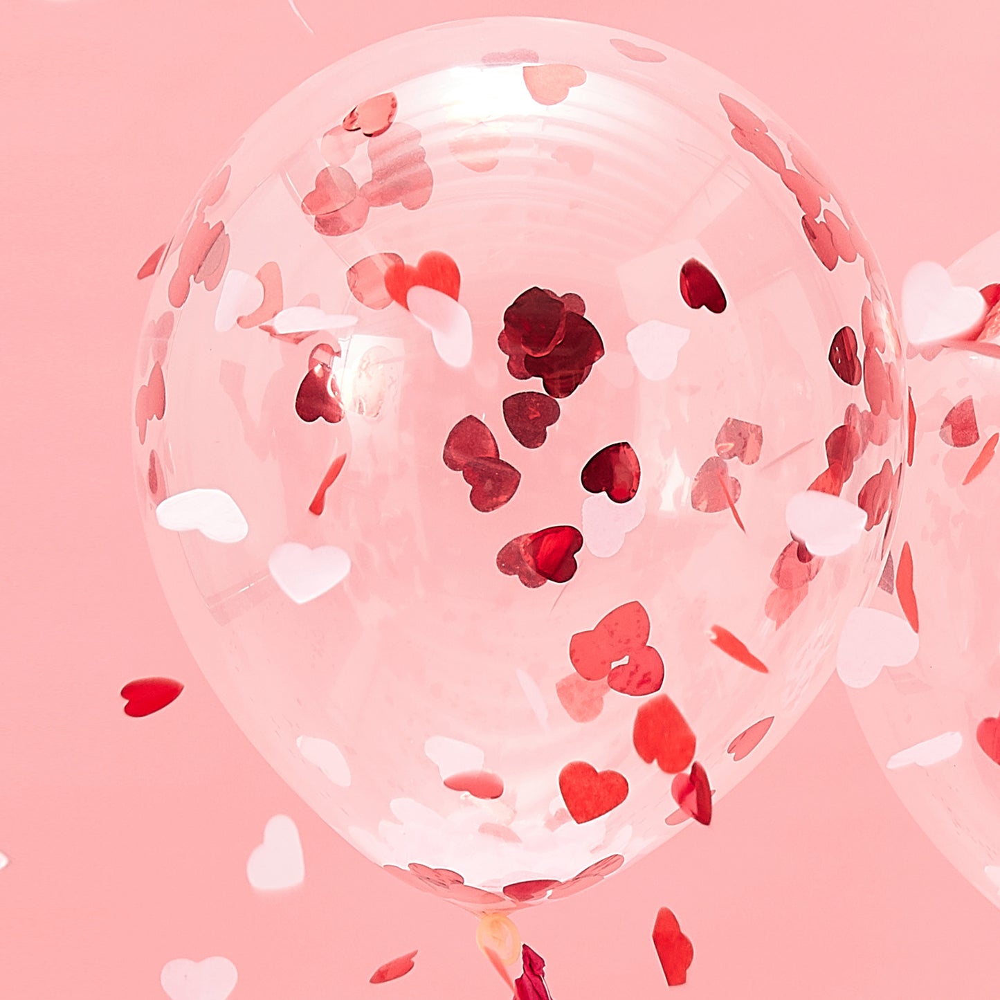 Confetti Heart Balloons