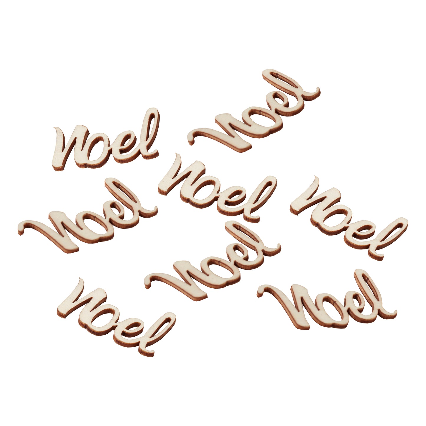 Noel Wooden Table Confetti - Vintage Noel