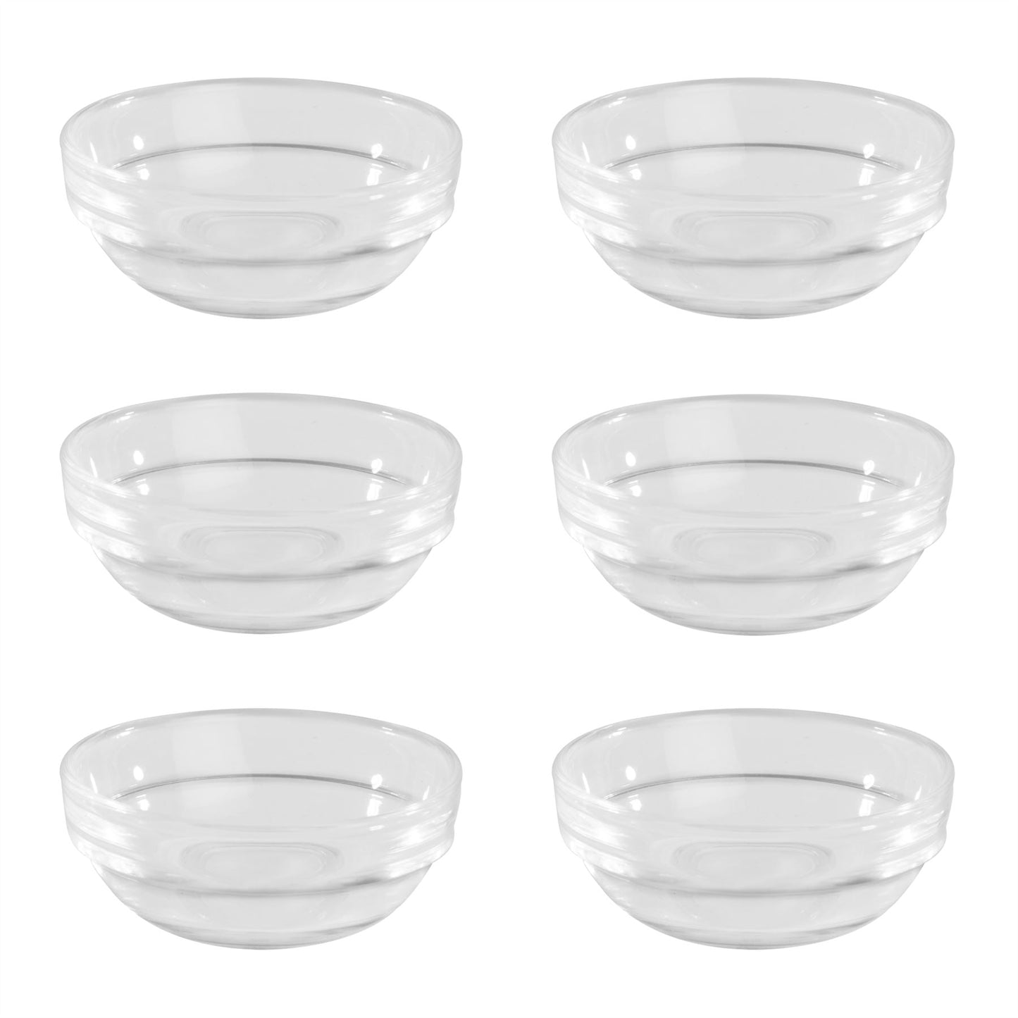 Glass Condiment Dishes - Set of 6 | M&W	