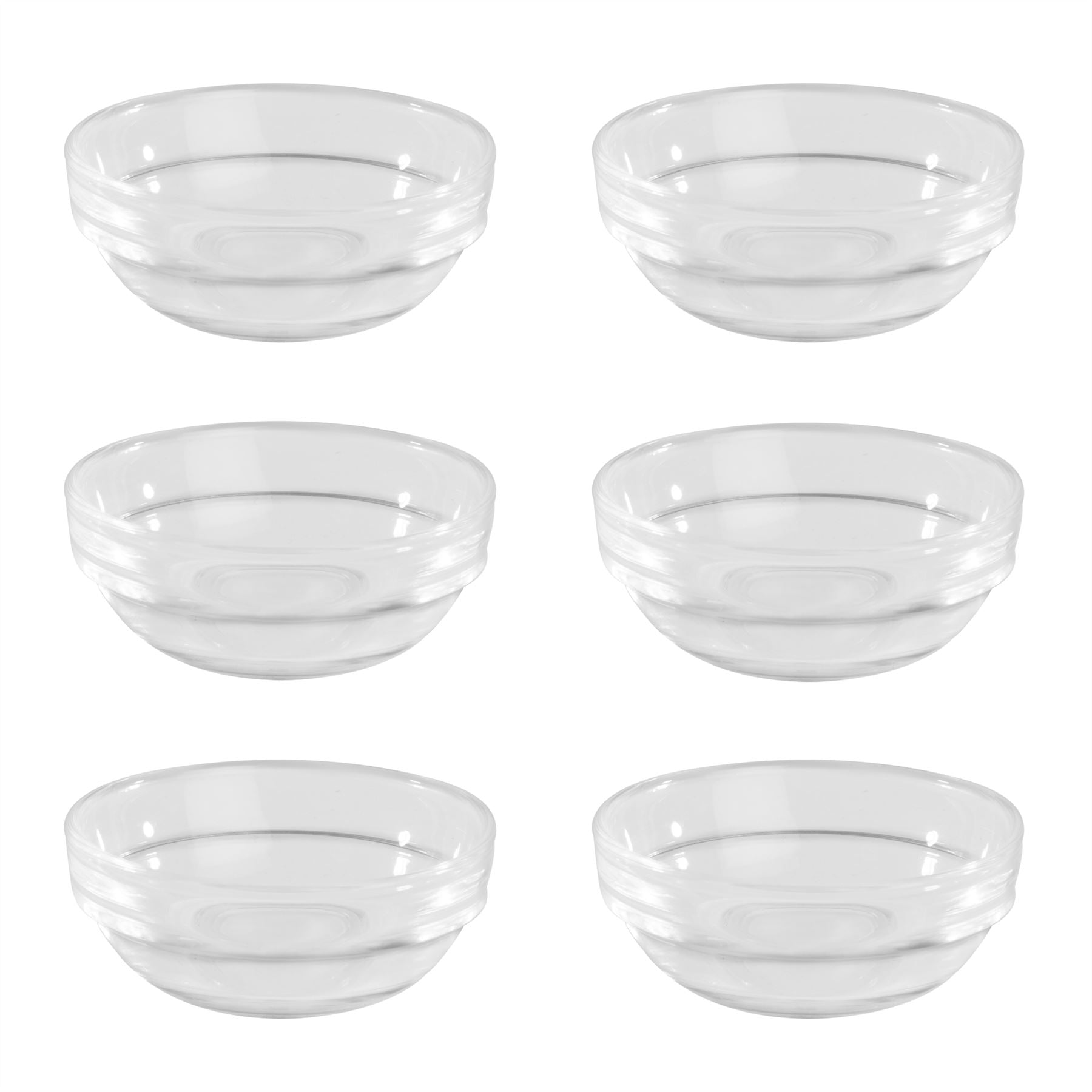 Glass Condiment Dishes - Set of 6 | M&W	