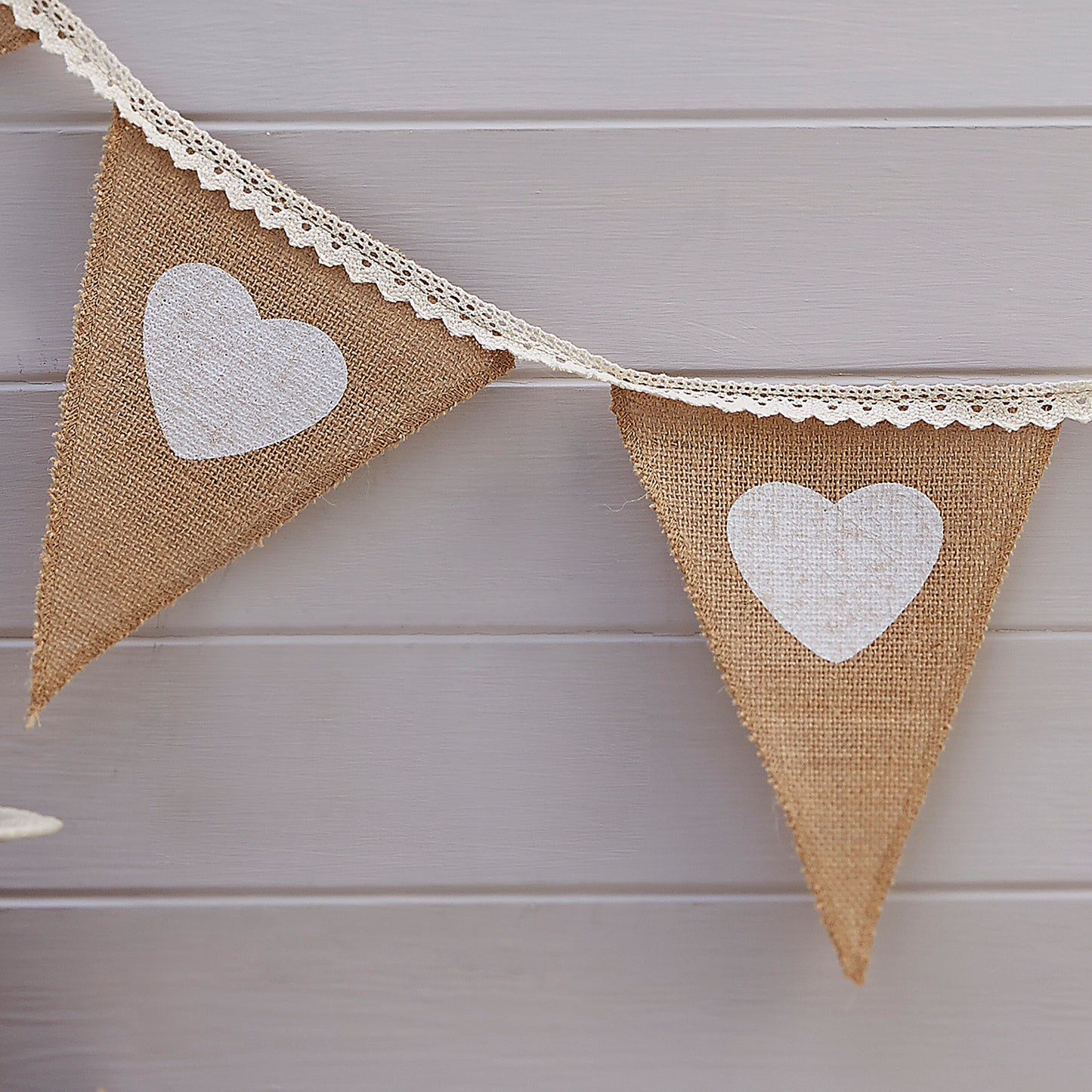 Hessian & Lace Bunting