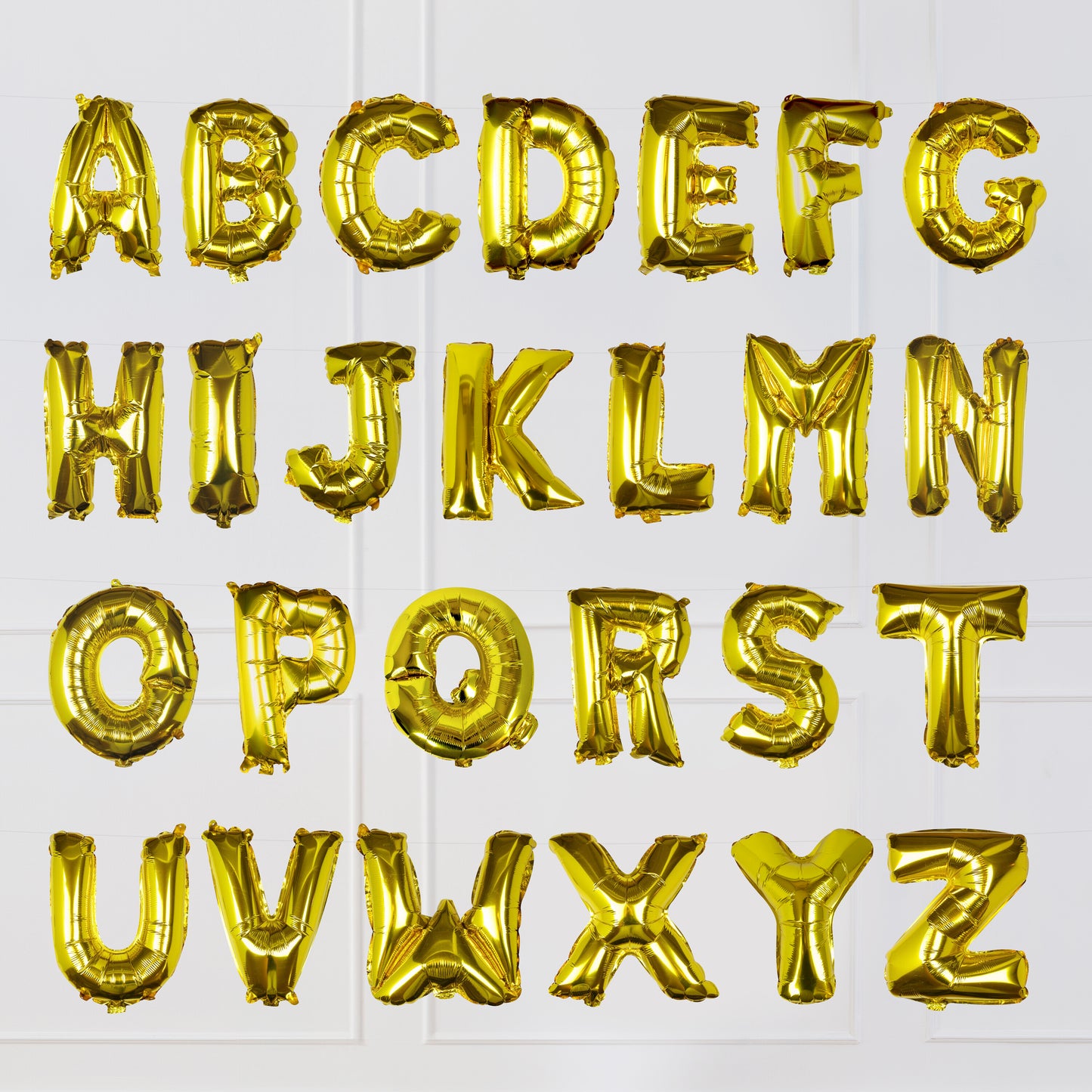Gold Foil Letter Balloons
