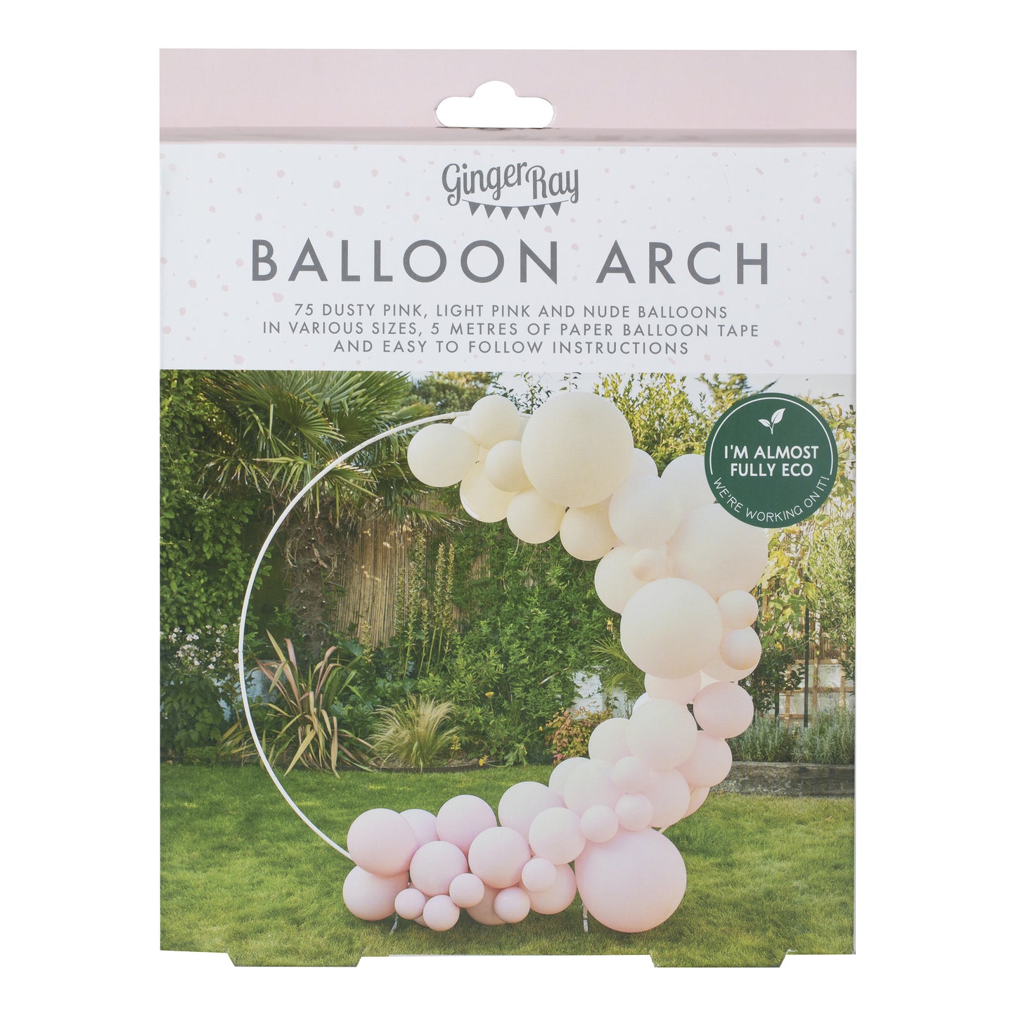 Nude and Pink Balloon Arch Kit