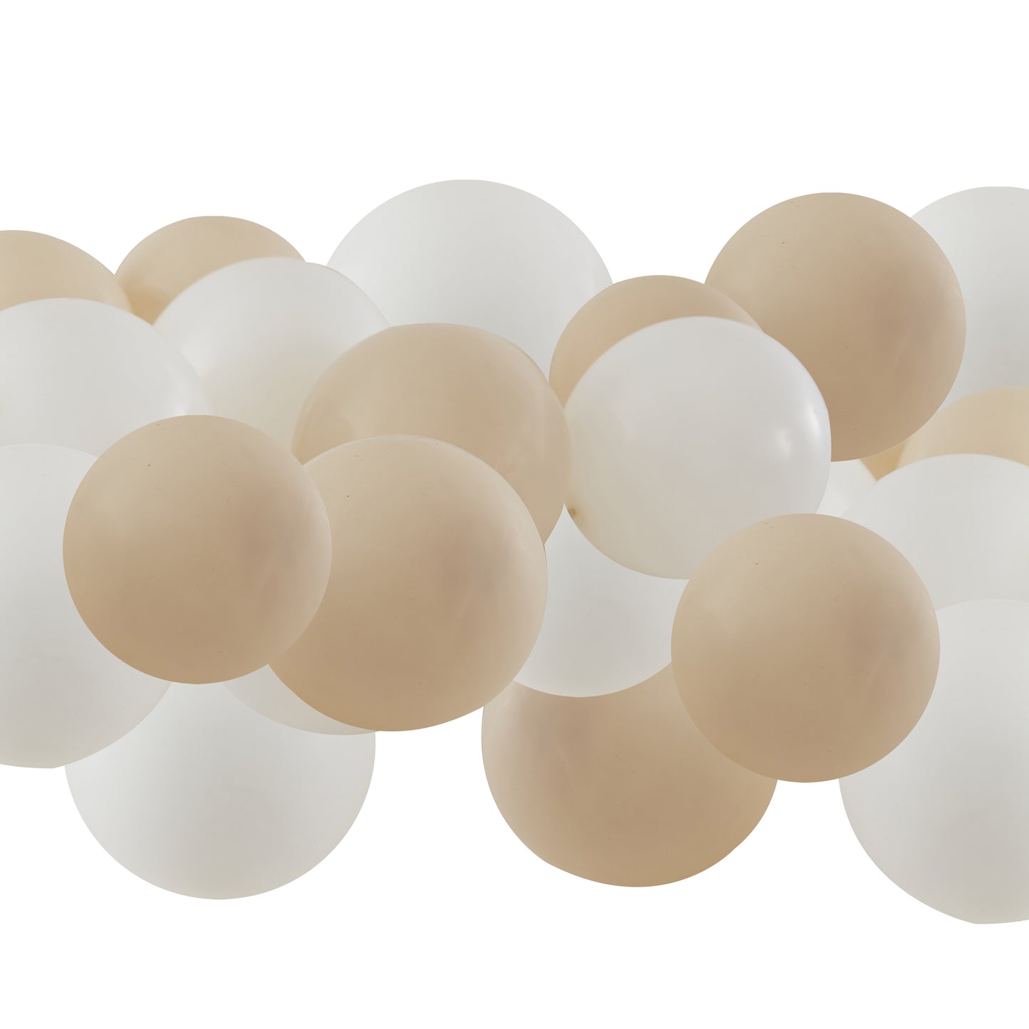 Nude & White Balloon Mosaic Balloon Pack