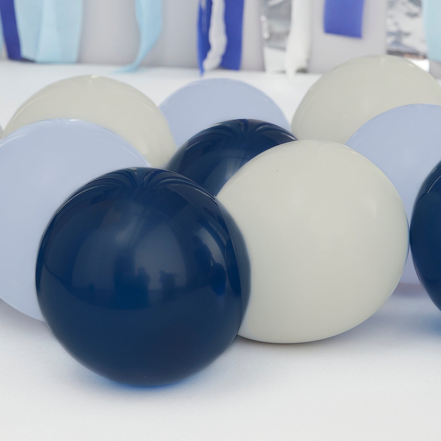 Navy, Blue & Grey Balloon Mosaic Balloon Pack