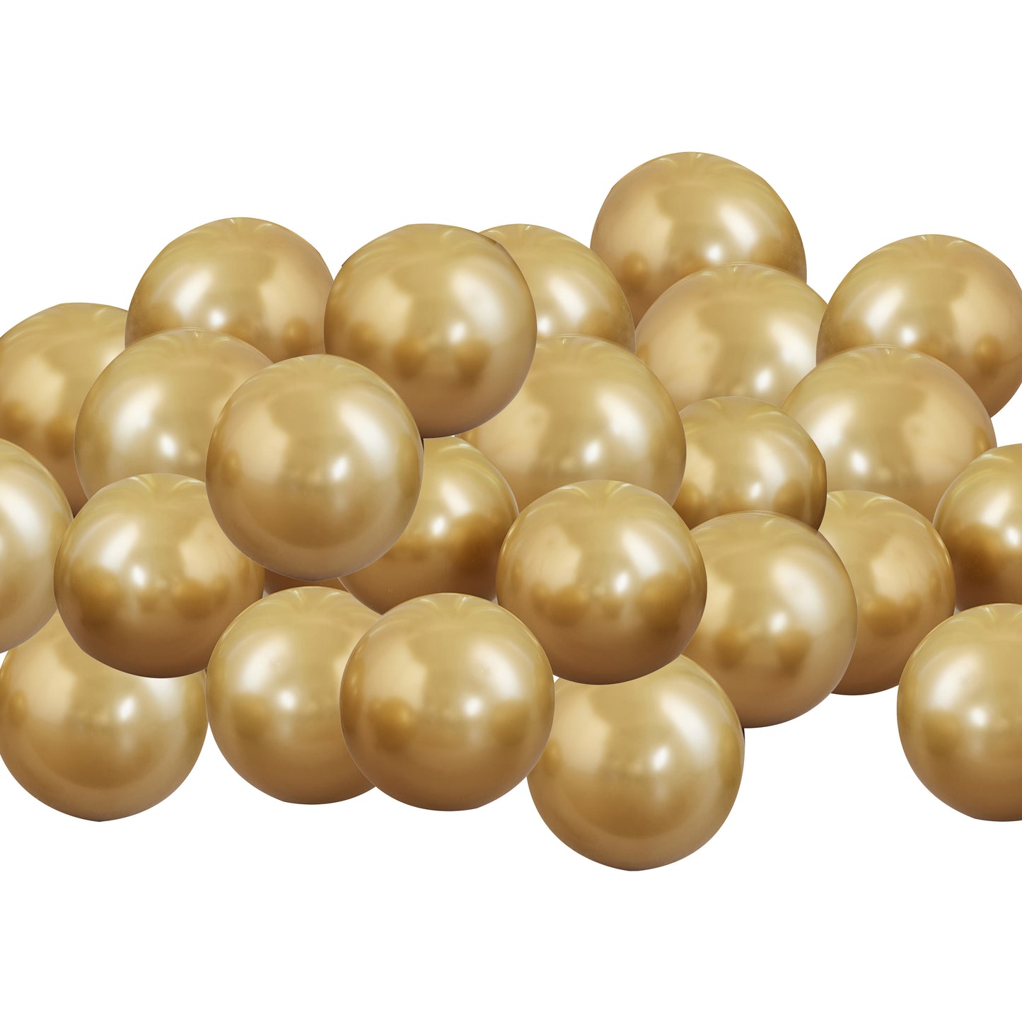 Gold Chrome Balloon Mosaic Balloon Pack
