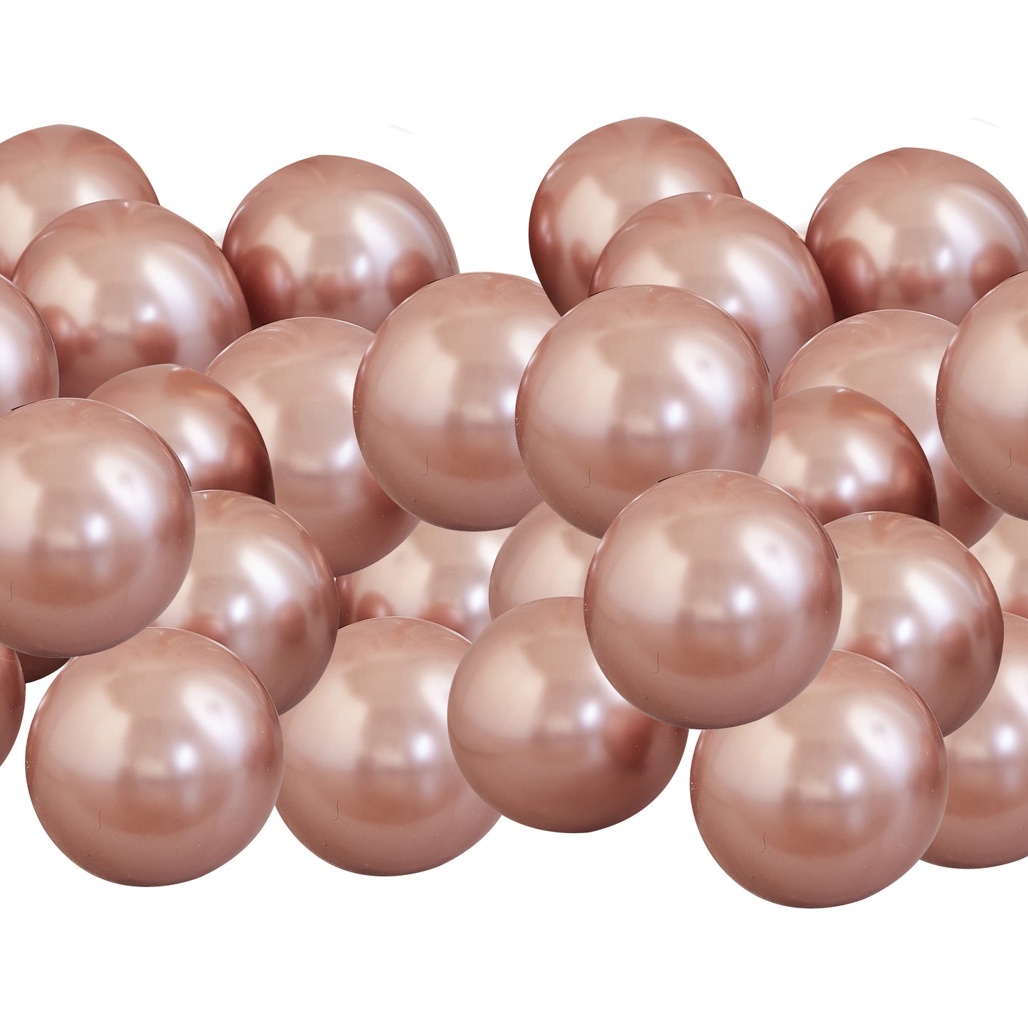 Rose Gold Chrome Balloon Mosaic Balloon Pack