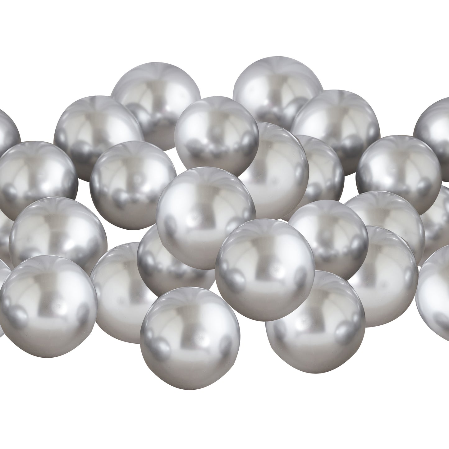 Silver Chrome Balloon Mosaic Balloon Pack