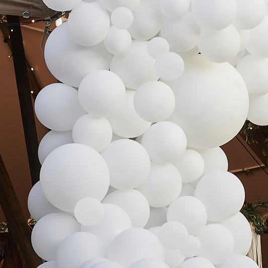 Luxe White Balloon Arch Kit