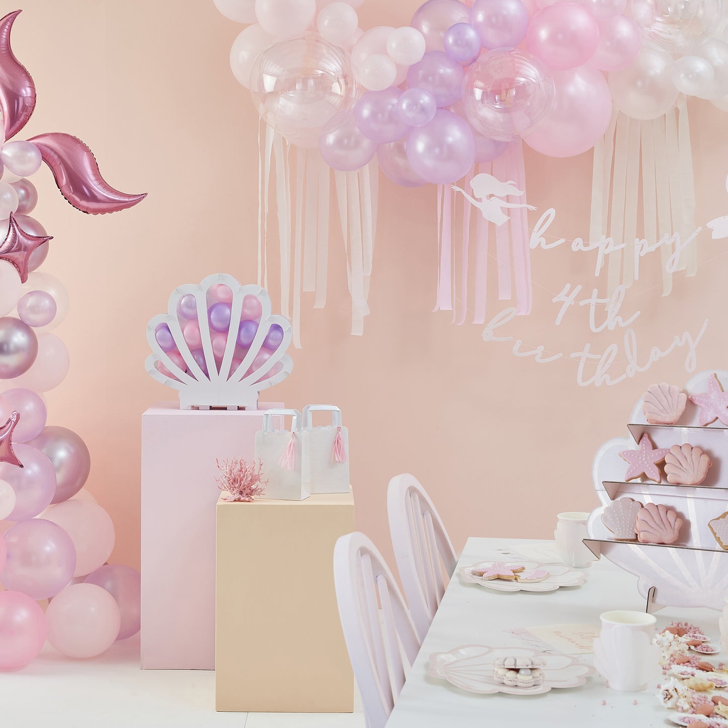 Pastel, Pearl & Ivory Balloon Arch Kit