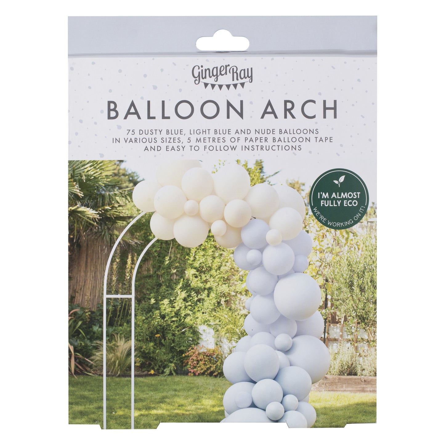 Blue and Nude Balloon Arch Kit