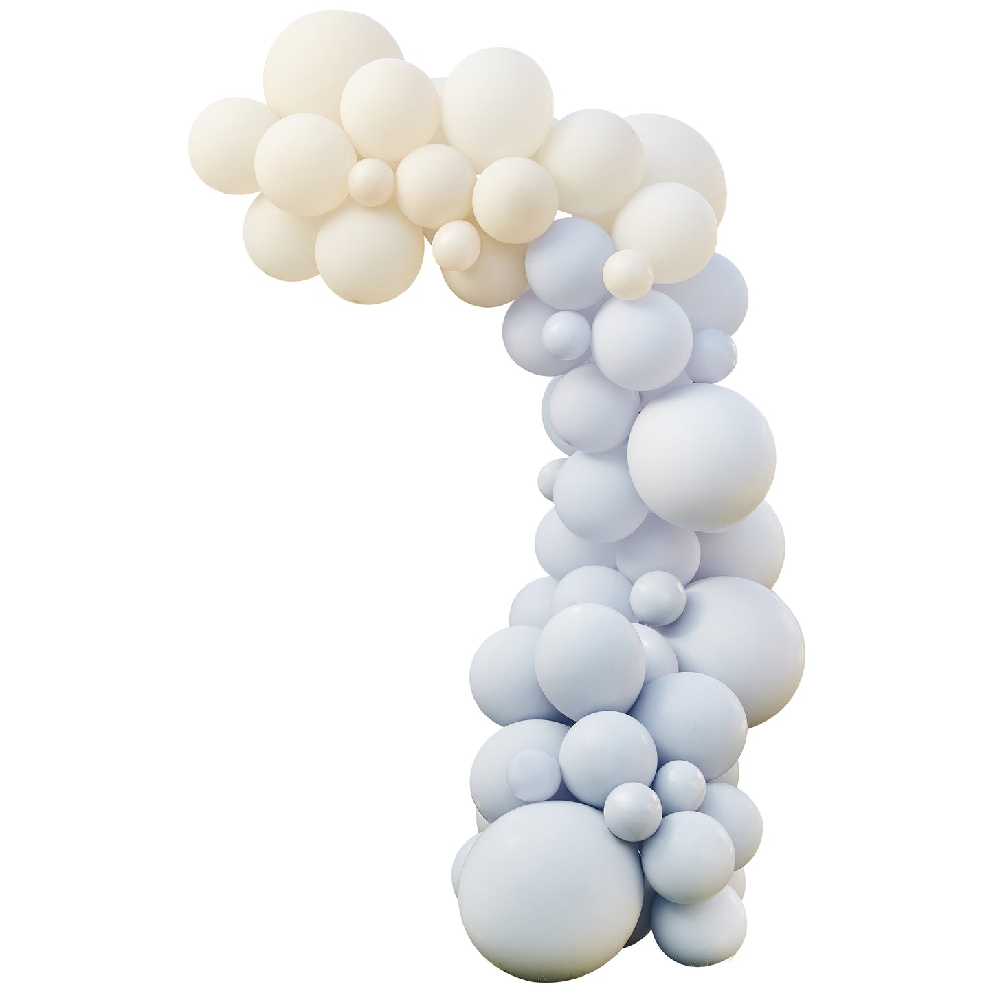 Blue and Nude Balloon Arch Kit