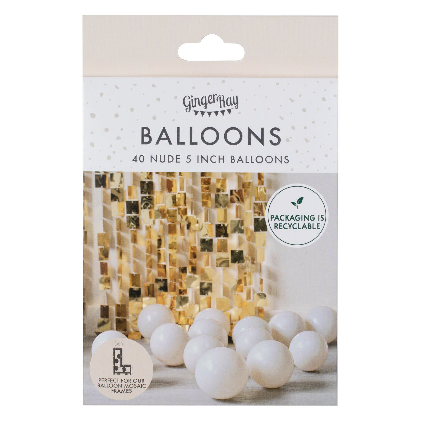 Nude Balloon Mosaic Balloon Pack
