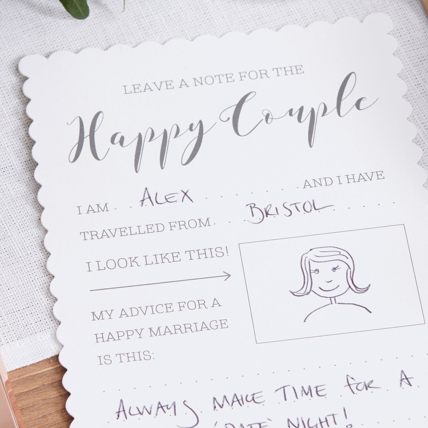 Advice for the Happy Couple Cards