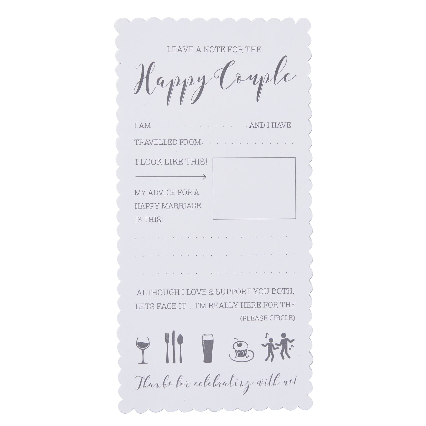 Advice for the Happy Couple Cards