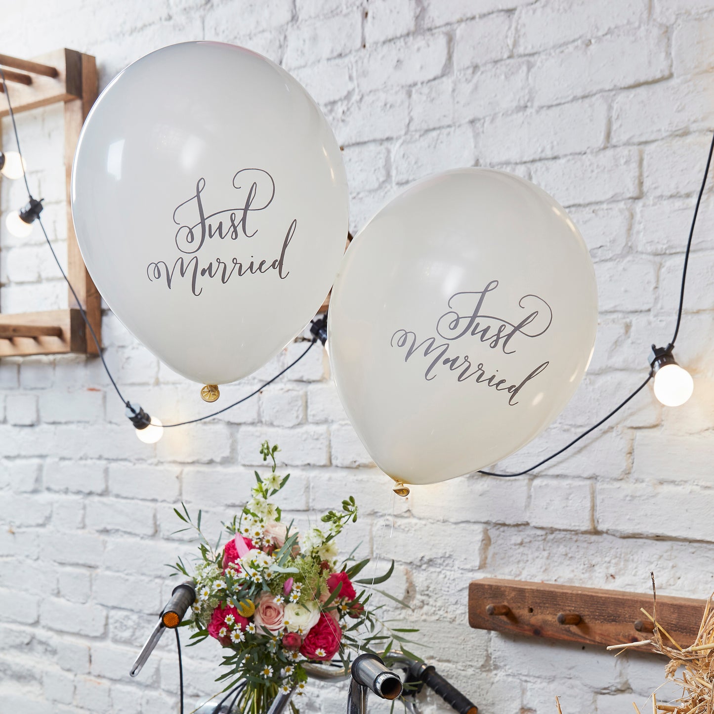 Just Married Balloons