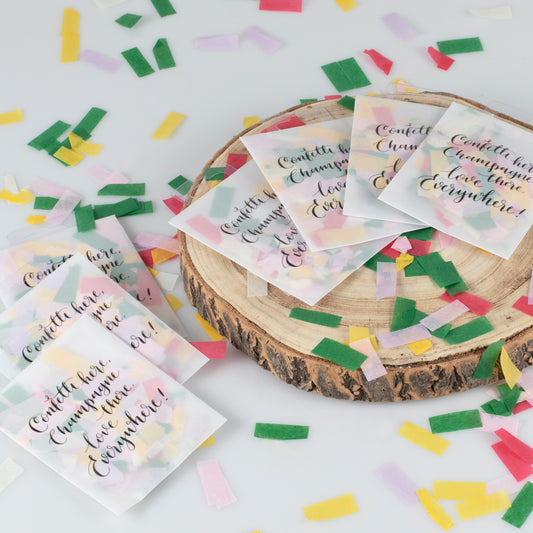 Wedding Tissue Paper Confetti Kit