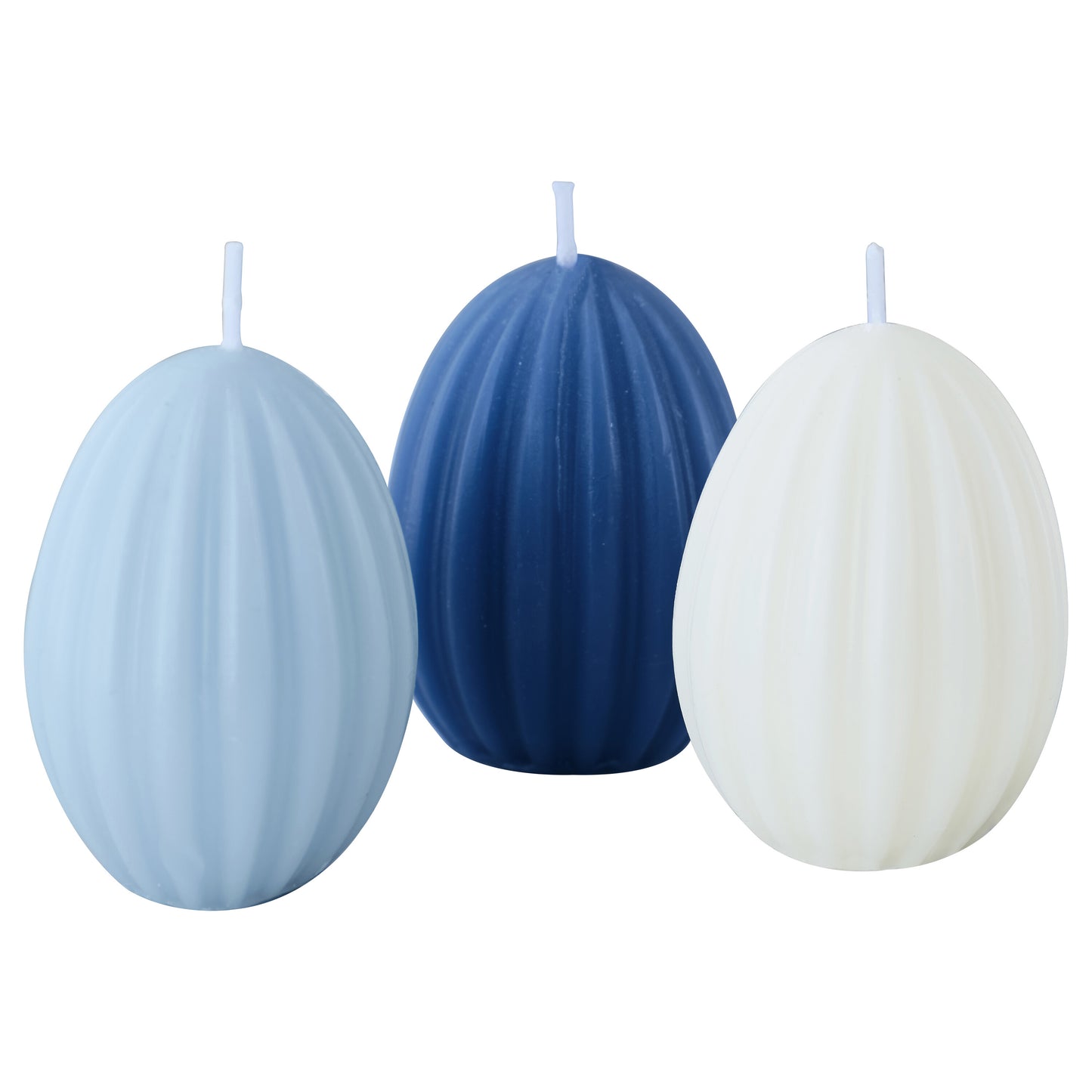 Egg-Shaped Easter Candles