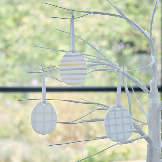 Ceramic Easter Egg Tree Decorations