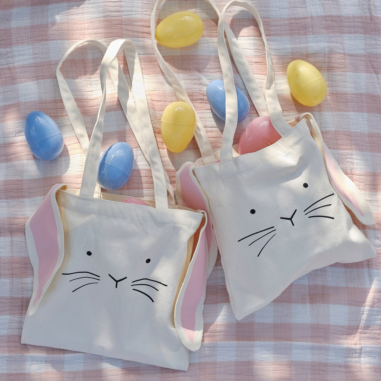 Easter Tote Bag with Bunny Ears