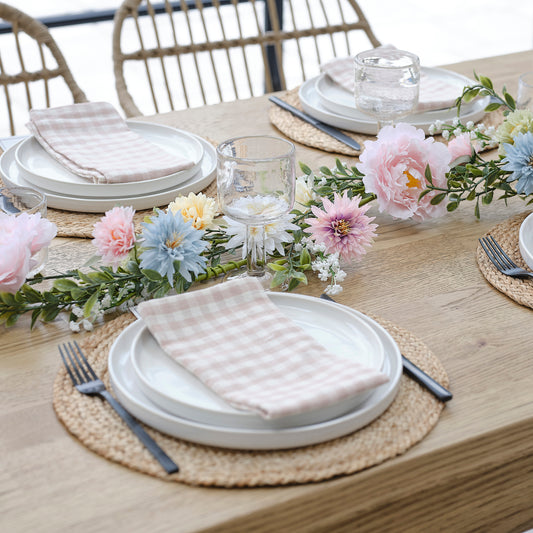 Spring Floral Foliage Garland