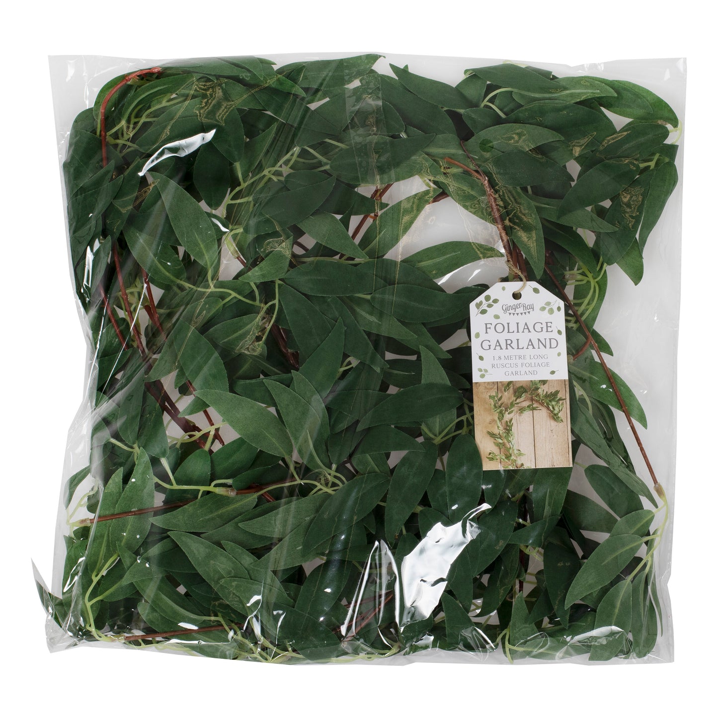 Green Ruscus Foliage Artificial Garland
