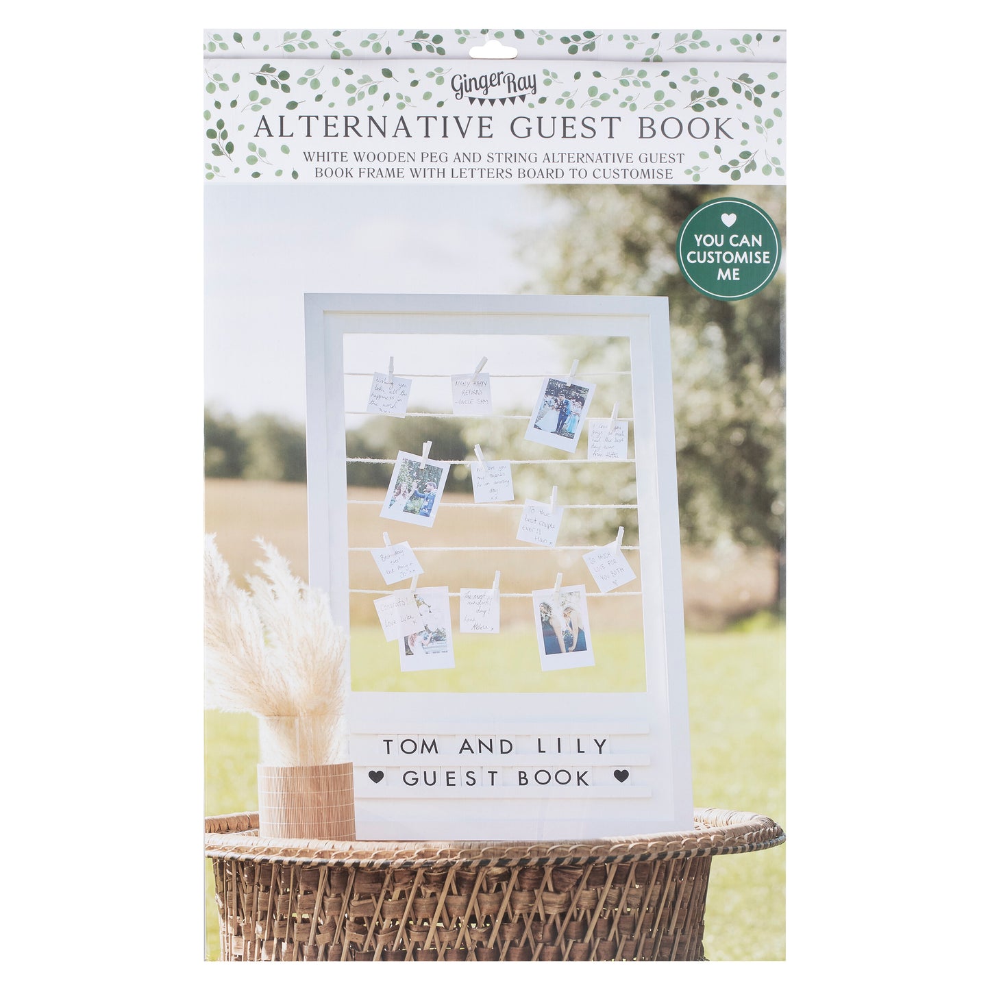 Customisable Guest Book Frame