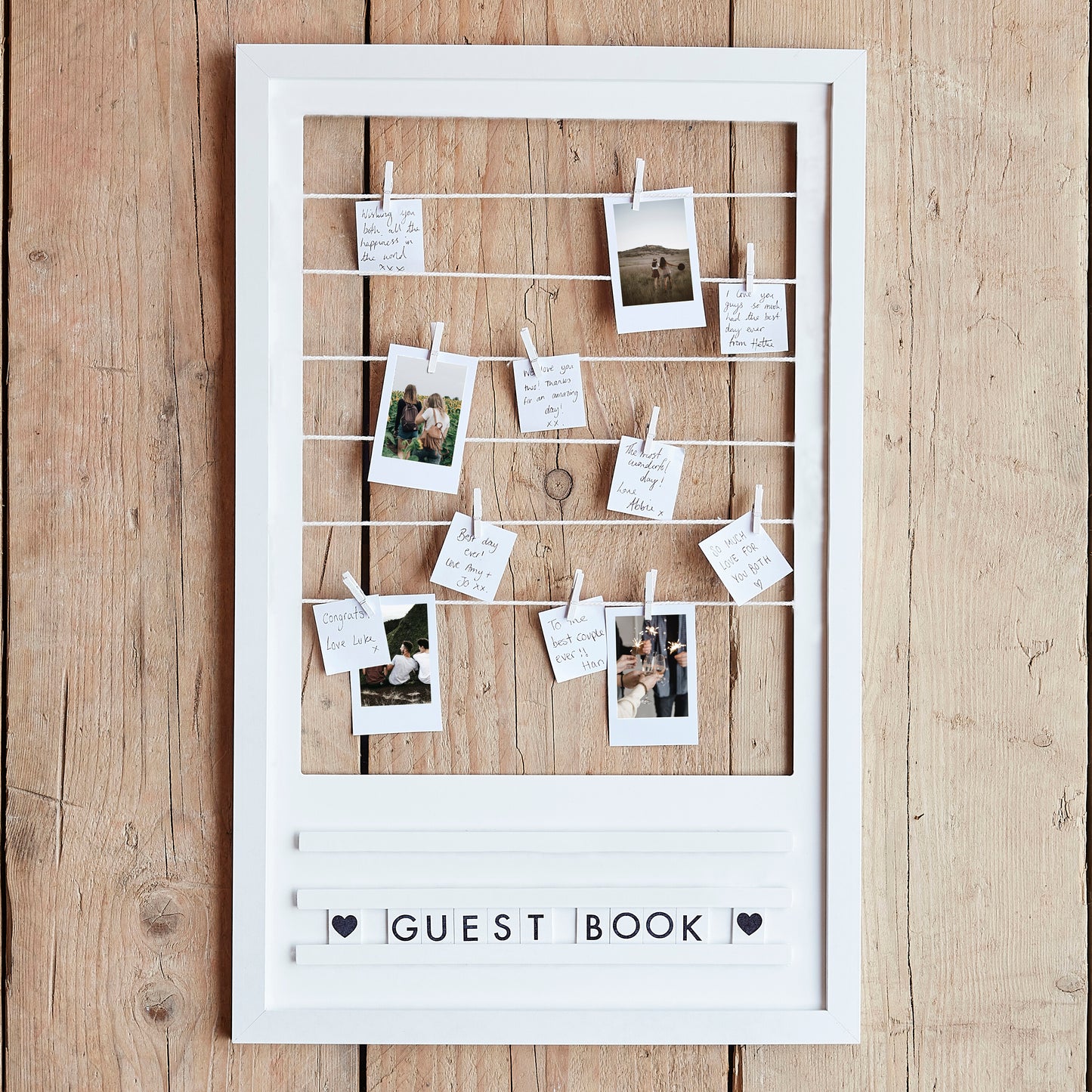 Customisable Guest Book Frame
