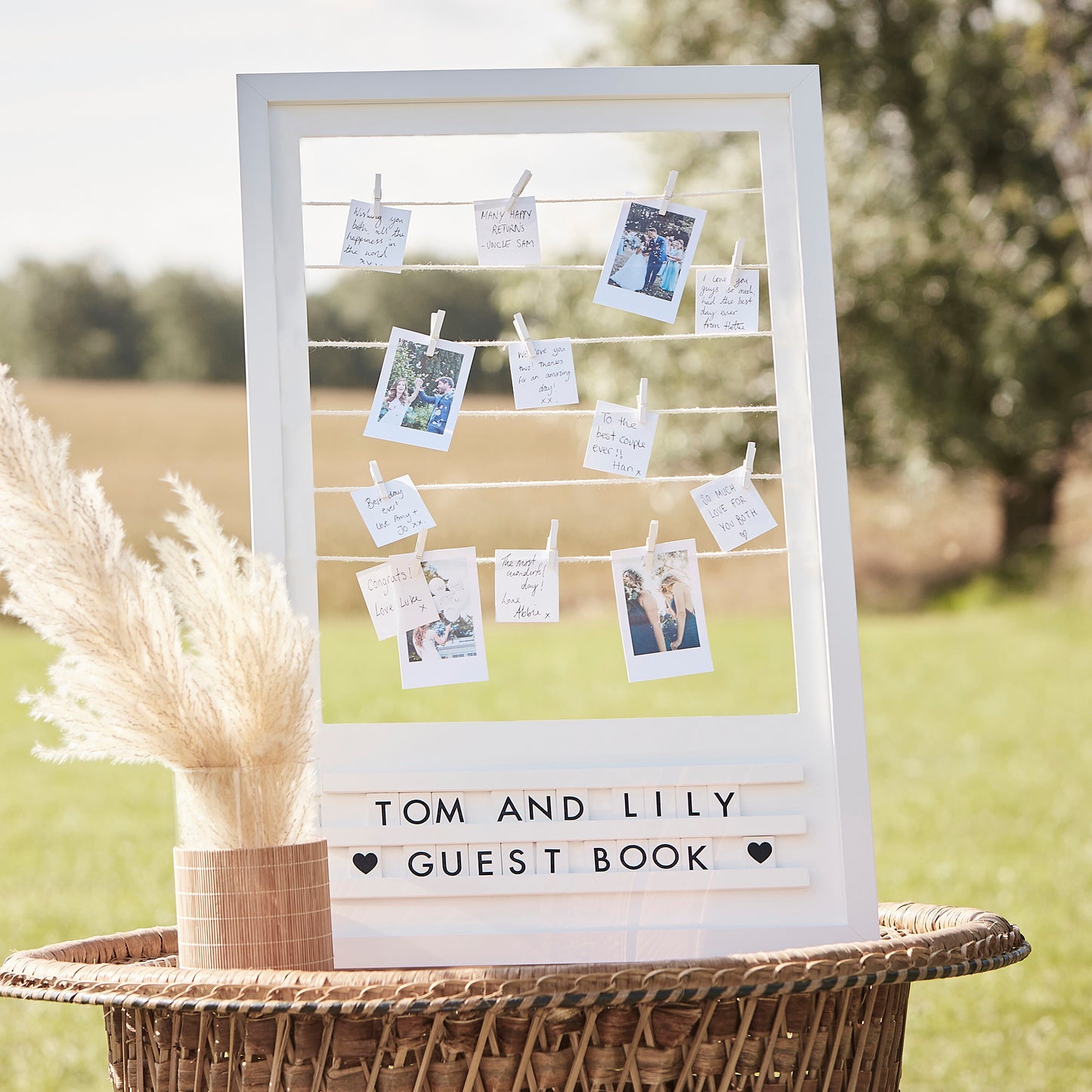 Customisable Frame Wedding Guest Book Alternative