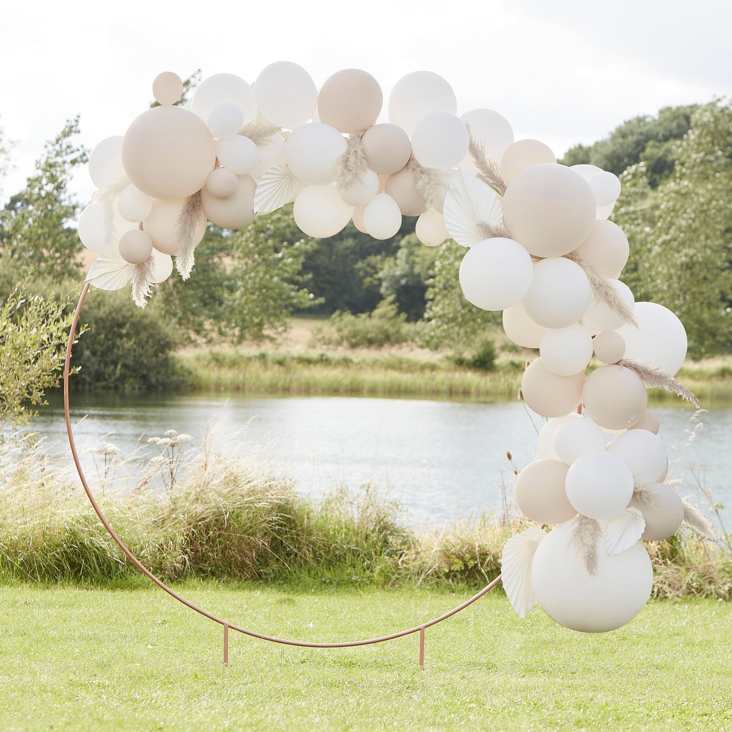 Copper Round Balloon Arch Frame