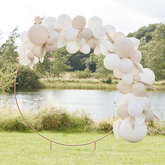 Copper Round Balloon Arch Frame