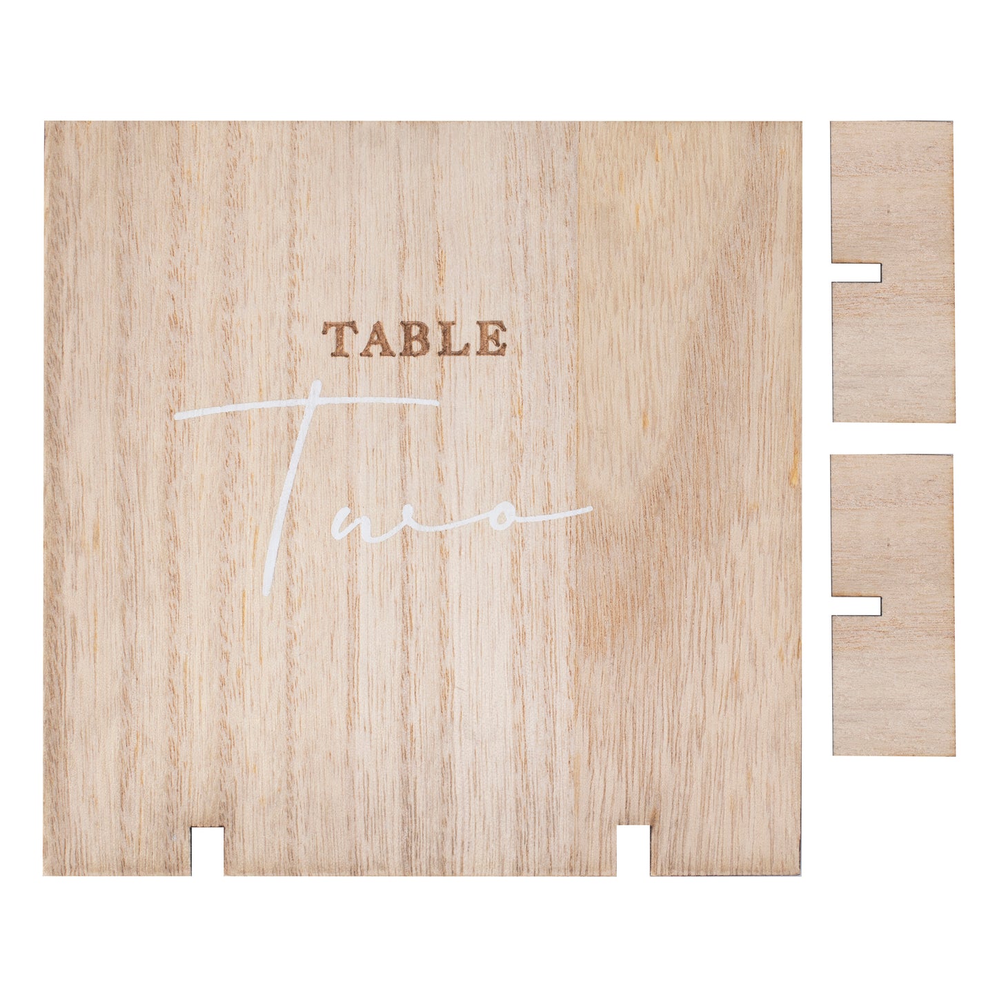 Wooden Wedding Table Numbers