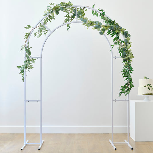 White Metal Frame Arch