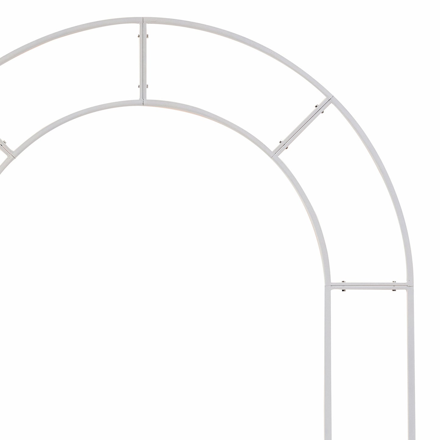 White Metal Frame Arch