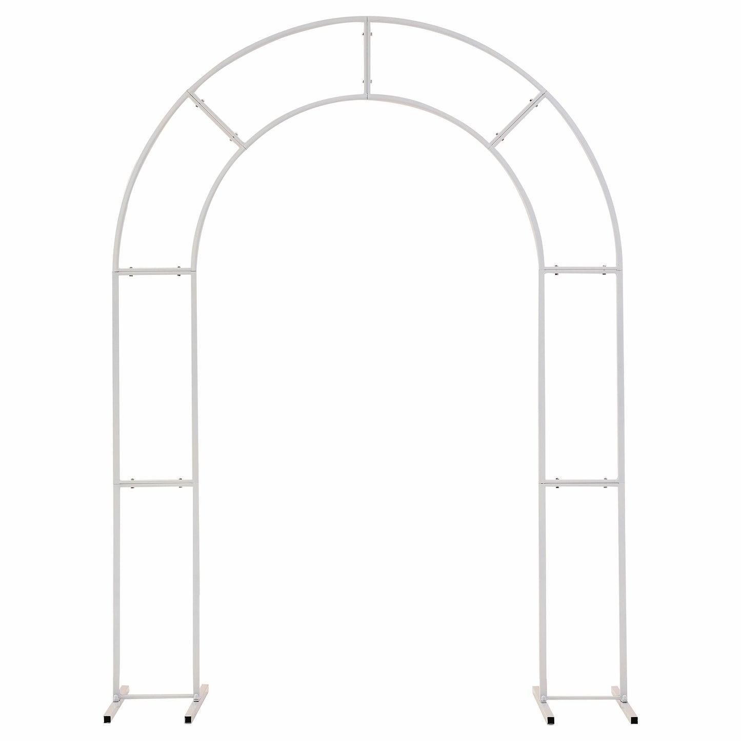 White Metal Frame Arch