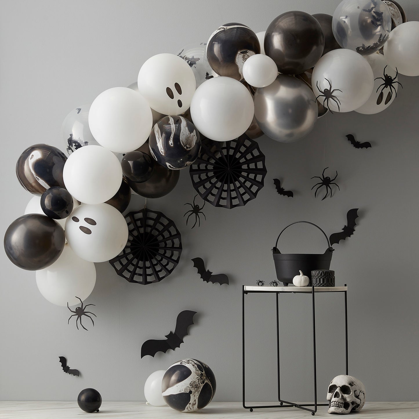 Halloween Spider Confetti Balloons
