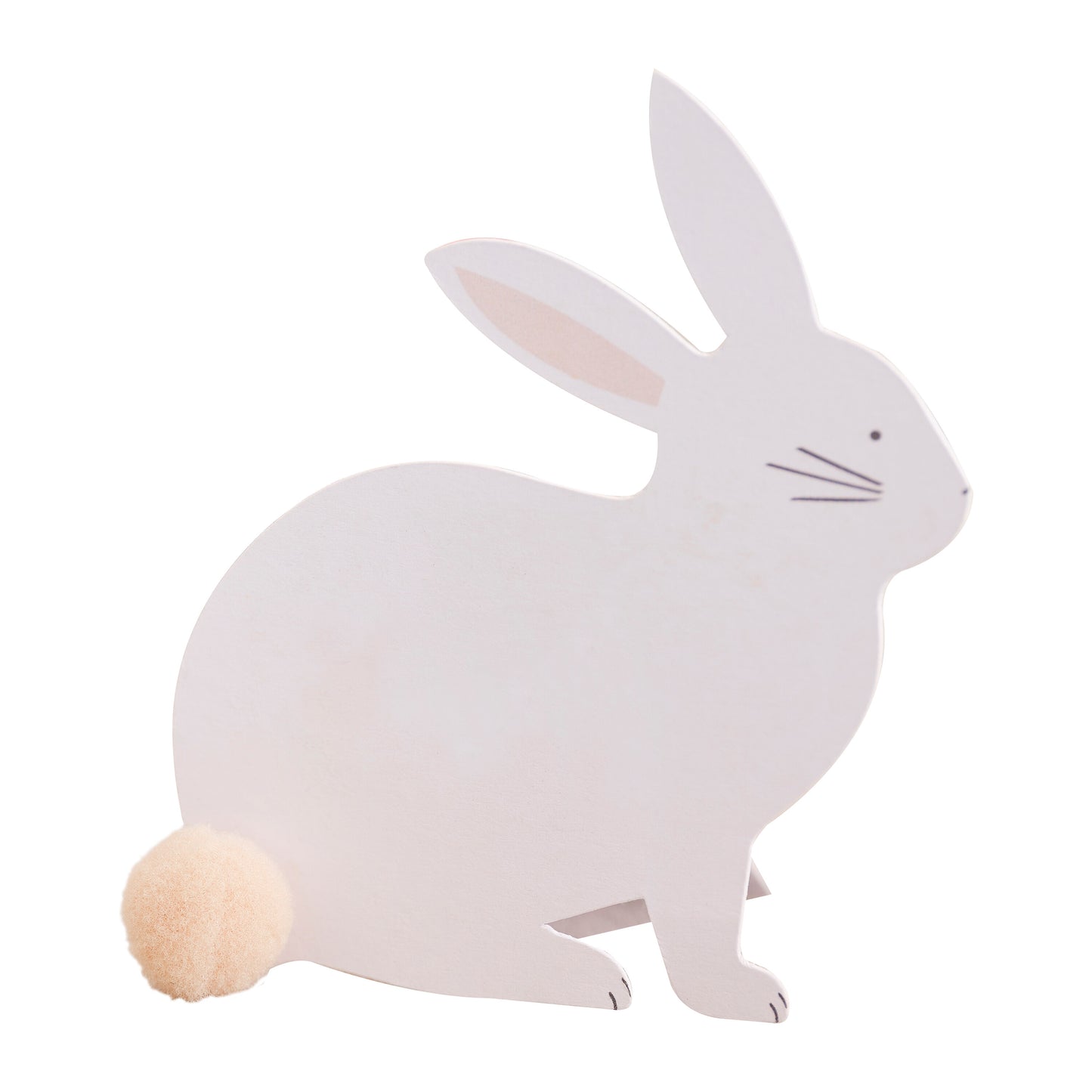 Easter Bunny Place Cards with Pom Pom Tails