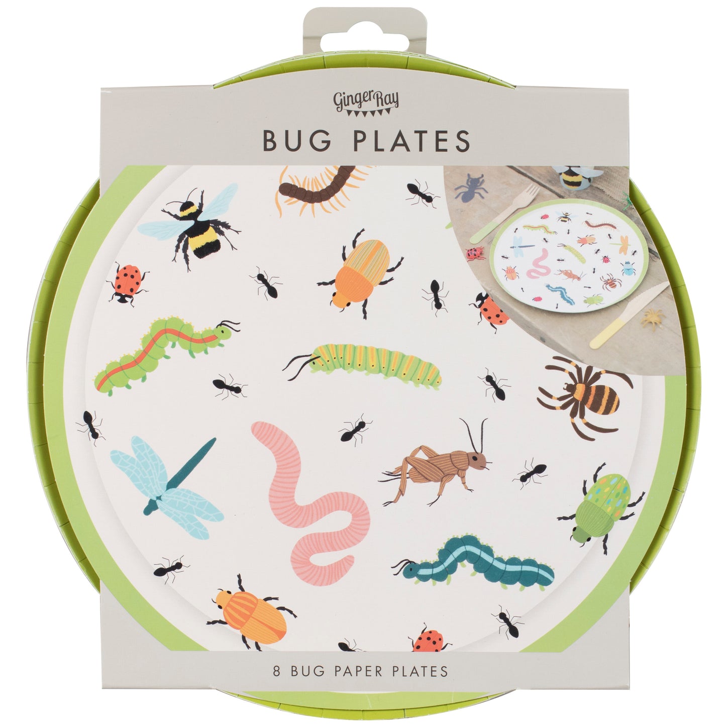 Bug Party Paper Plates