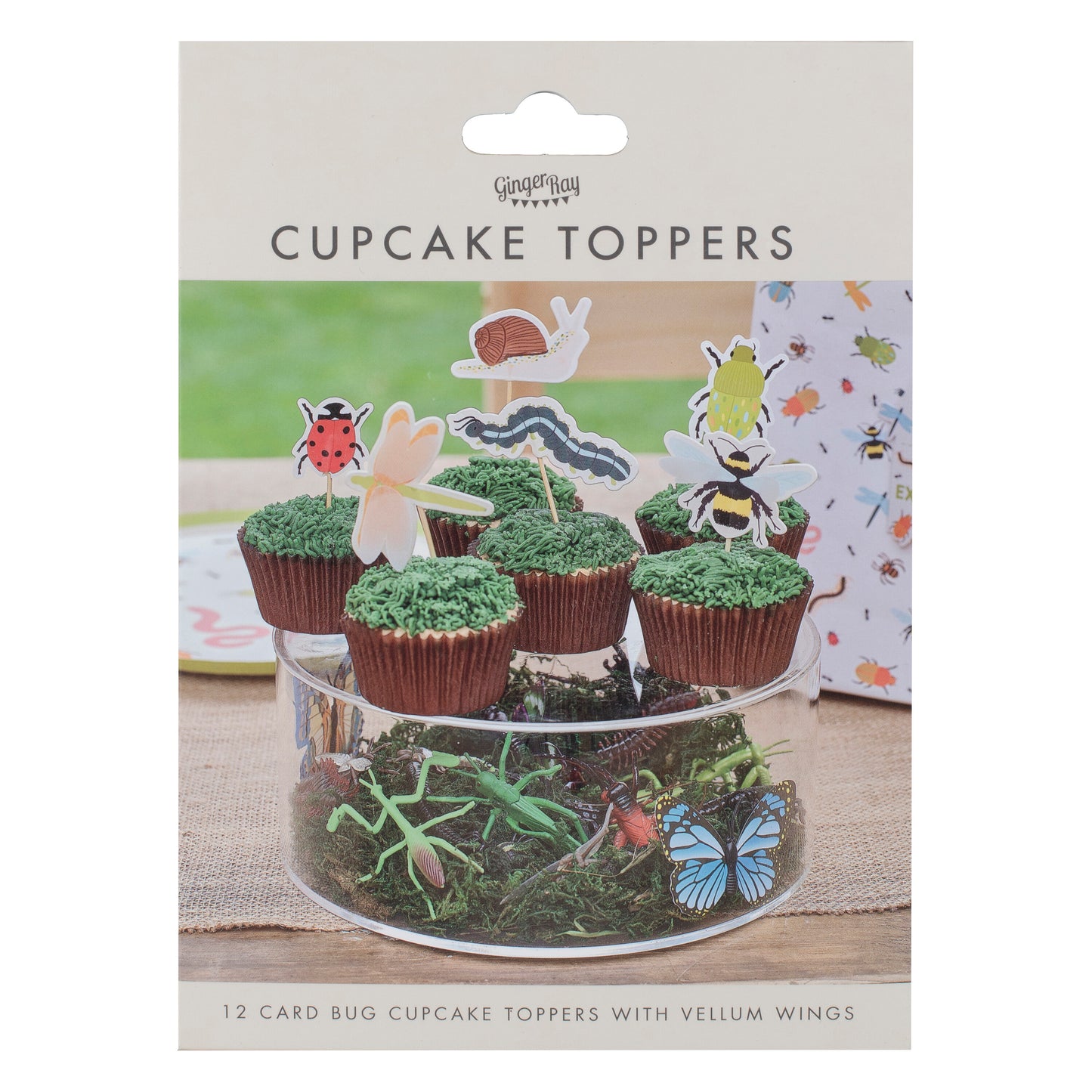 Bug Party Cupcake Toppers