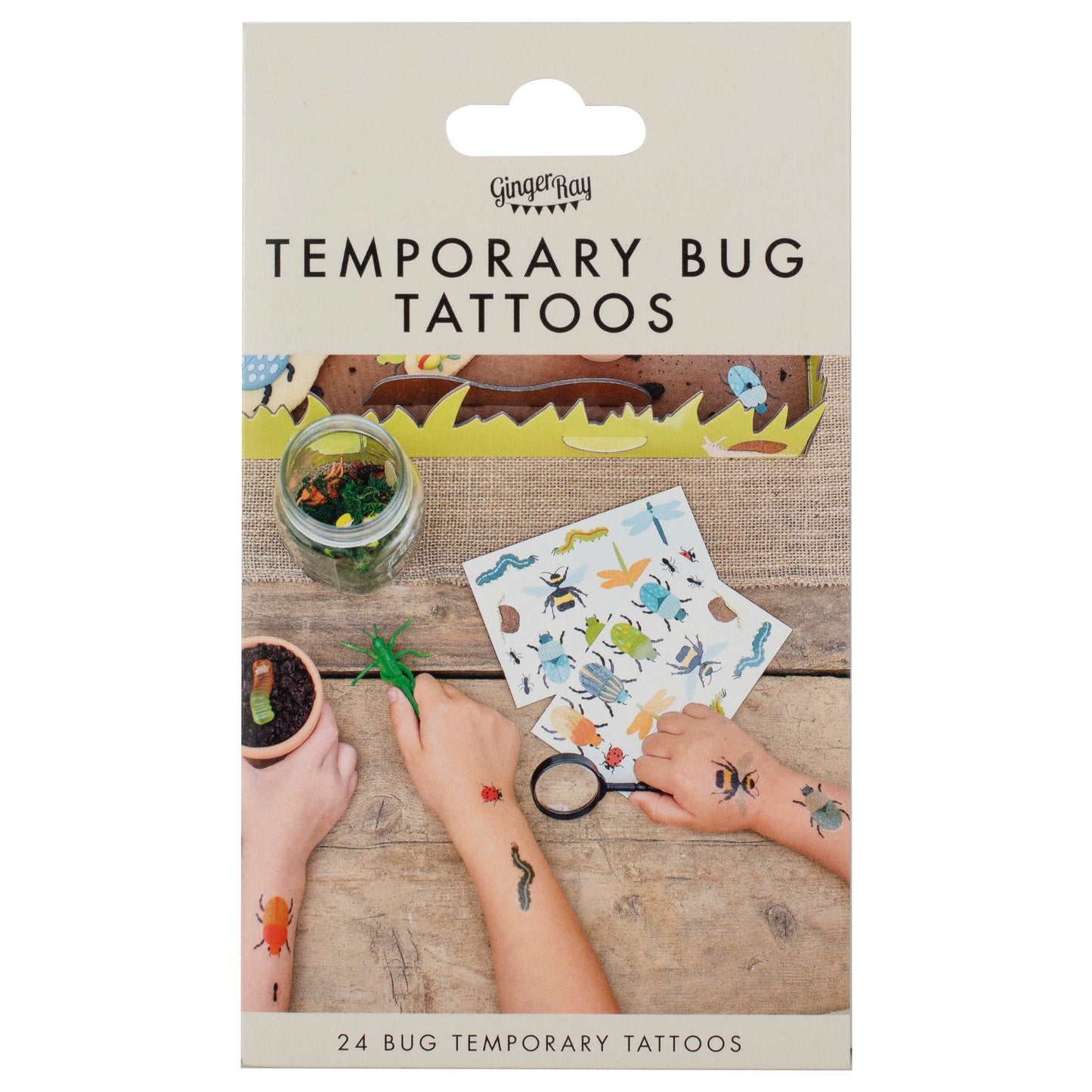 Mixed Bug Temporary Tattoos