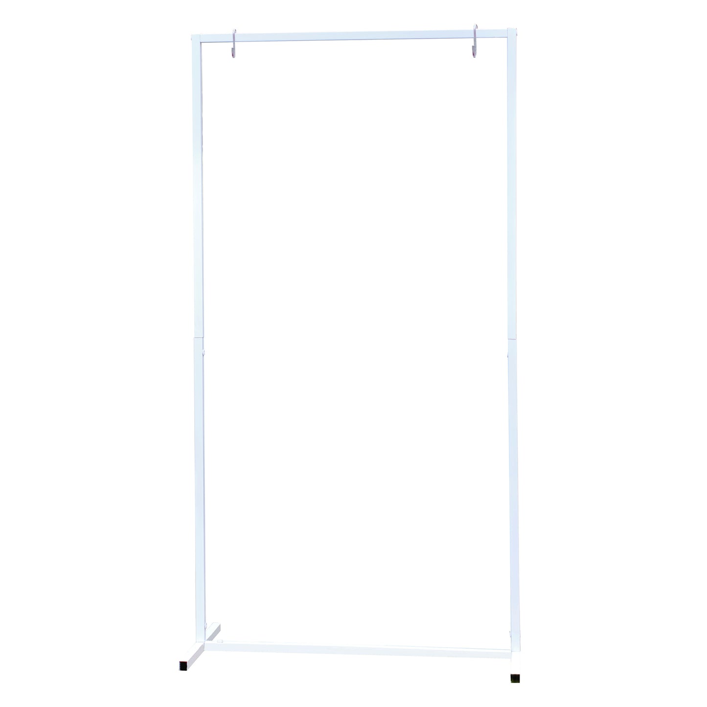 White Metal Entrance Sign Stand