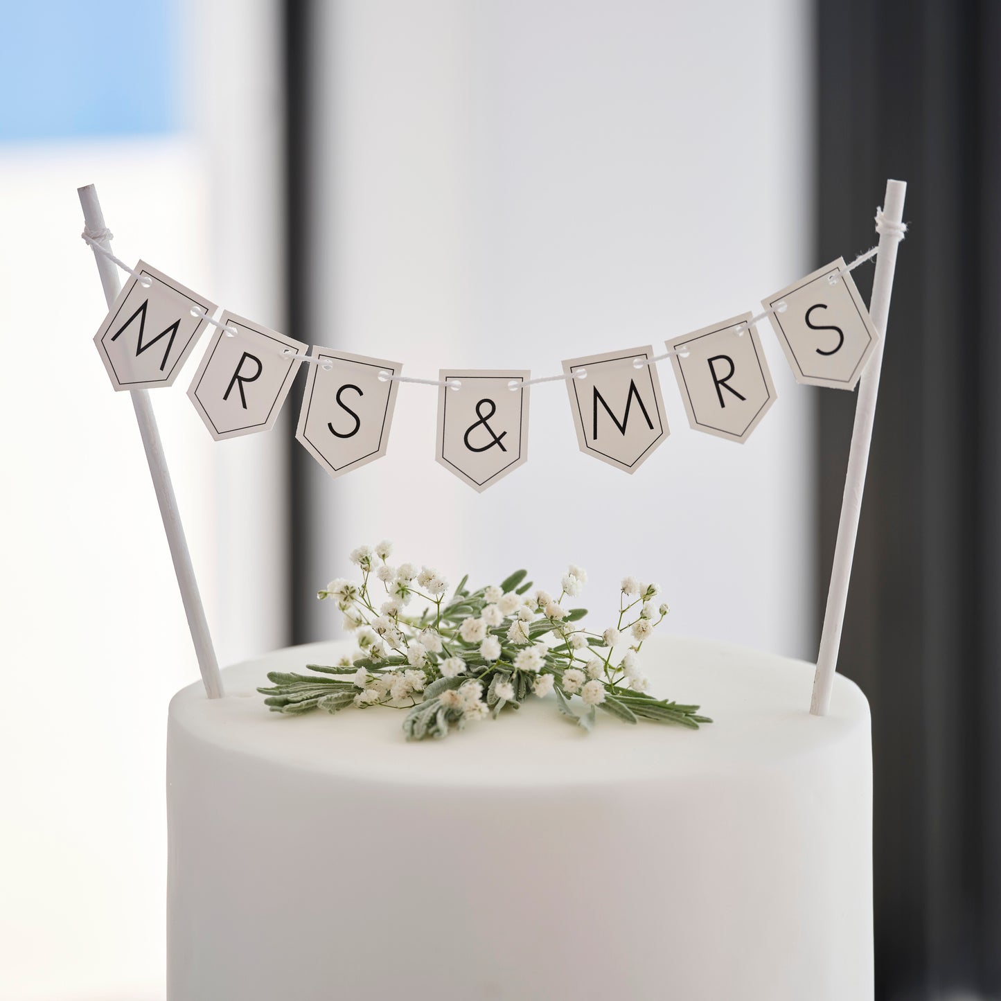 Customisable Wedding Cake Topper Bunting