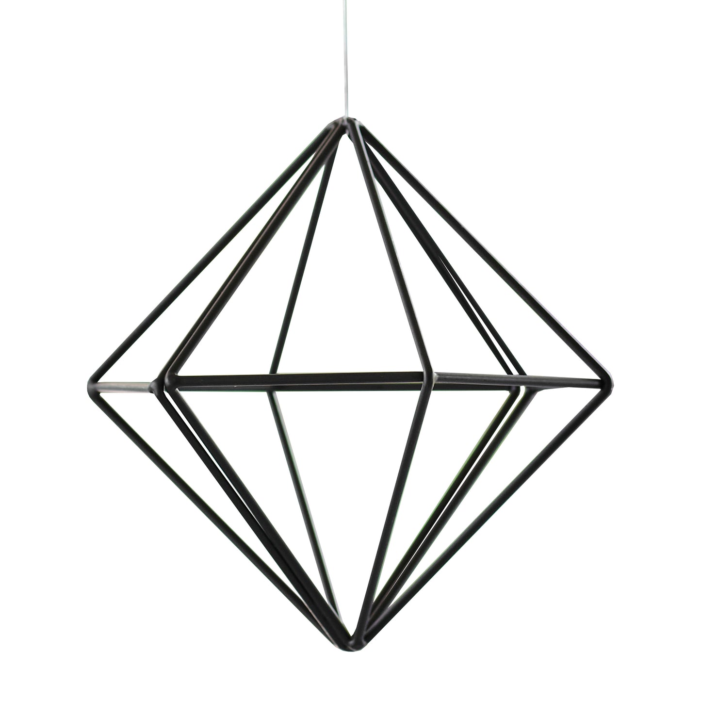 Small Black Metal Geometric Hanging Decoration